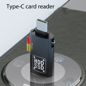Card Reader USB C To USB3.0/SD Card Reader OTG Adapter USB Flash Disk Card Adapter For Smart Phone Laptop Tablet black