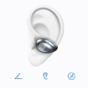 S19 Wireless Earbuds LED Digital Display Open-Ear Stereo Headphones Noise Canceling Touch Control Earphones For Sports Working Jan black (multiple color)