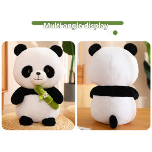 Panda Plush Doll Cute Panda With Bamboo Stuffed Animal Plush Toys For Boys Girls Birthday Gifts Collection 45cm