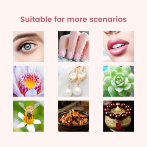 Macro Lens With Mini Clip Ring Light Portable Circle Light Macro Lens Attachment For Smart Phone Photography pink