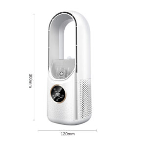 Personal Air Conditioner, Mini Cooling Fan With Timer Function, Wide Angle Air Inlet, 6 Adjustable Gears, LED Light, Humidified Spray, Air Conditioner Fan For Home sea blue