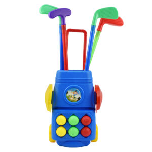 Toddler Golf Set Portable Golf Club Set With Clubs Balls Practice Holes Indoor Outdoor Sports Toys For Boys Girls Gifts Blue As shown