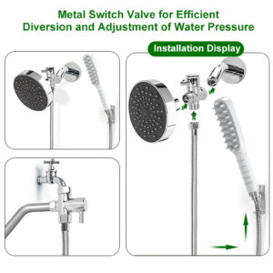 Professional Dog Shower Head Kit With Shower Head, Water Hose And Adapter, Universal 1/2 Thread, Reusable Silicone Filter Pet Shower Attachment head+pipe+adapter KF4201060
