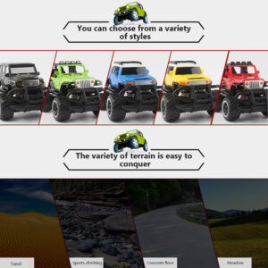Remote Control Car 4CH Remote Control Off-road Vehicle Model Toys Birthday Gifts For Boys Girls Aged 3+ black