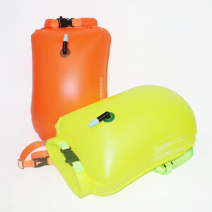 Swim Belts Swim Buoy Swimming Lifesaving Drifting Bag Highly Visible Buoy Float For Open Water, Safe Swim Training, Swimmers, Triathletes, Kayakers, Snorkelers Fluorescent Yellow