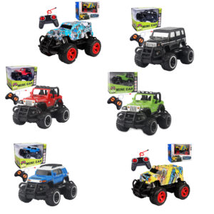 Remote Control Car 4CH Remote Control Off-road Vehicle Model Toys Birthday Gifts For Boys Girls Aged 3+ blue