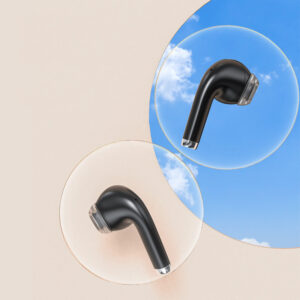 T51 Wireless Earbud V5.1 Headphones ENC Dual Mic Noise Cancelling Earbud Long Endurance Headset With Charging Case black