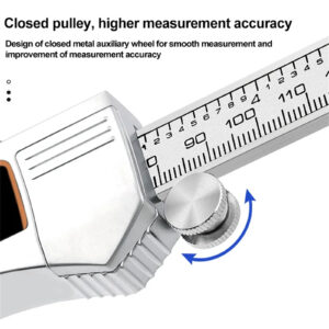 Digital Caliper, 0-6inch Vernier Caliper Metal Shell Electronic Micrometer Caliper
