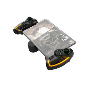 PG-9777 Stretching Extendable Gaming Controller RGB Lighting Joystick Pad Compatible For Switch/Switch OLED Game Console black