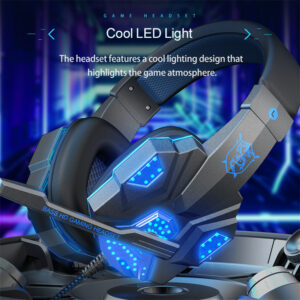 SY830MV Wired Headsets Over-Ear Stereo Earphones Cool Lighting Gaming Headset