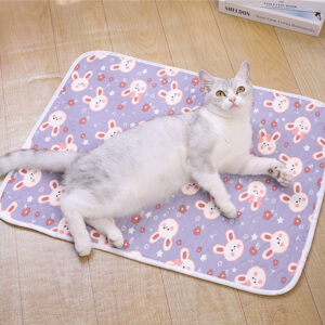 Dog Cooling Mat, Pet Cooling Mat With Anti Slip Particles, 3 Layer Design, Pet Outdoor Summer Cooling Cushion Self Cooling Pad For Dogs, Cats, Kids 70x50cm White dinosaur latex pad
