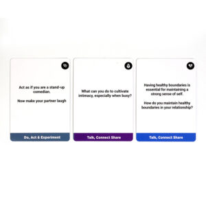 Risky Couples Card Game Thought-Provoking Conversations Card Board Game For Date Night Anniversaries couple reconnect black