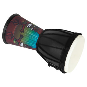 4 Inch Kids Drum Musical Educational Percussion Instrument Musical Toy African Drum Fake Sheepskin Drum Top African little man-4 inches
