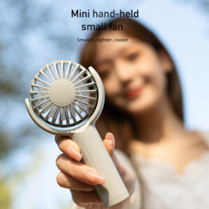 Hand Held Fan, 3 Speeds Personal Mini Portable Fan, 90 ° Rotation Adjustment Type-c Charging Powerful Small Handheld Fan For Travel apricot