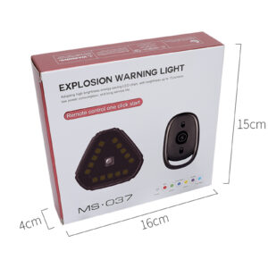 Emergency Strobe Lights Flashing Lights With 7 Lighting Modes Wireless Remote Control USB Charging Cable Waterproof Led Strobe Light For Car Riding Single lamp version