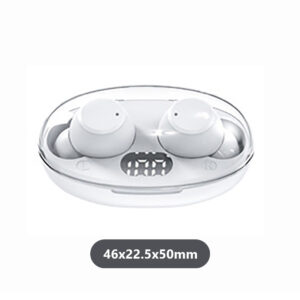 T62 Wireless Earbud V5.3 Headphones With Digital Display ENC Noise Cancelling In-Ear Headset With Charging Case black
