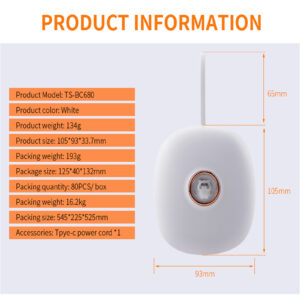 Digital Vibrating Clock LED Alarm Clock Electronic LED Time Display Multifunctional Electronic Clocks For Bedside Dorm White