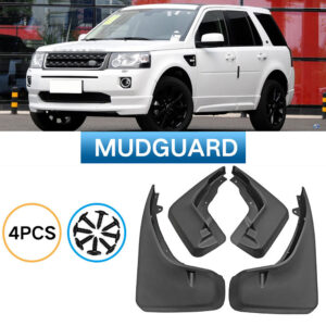 Front And Rear Wheel Mud Flaps Splash Guards Set, Vehicles Tire Mudguard Fender Flares Kit, Compatible For Freelander 2 LR2 2007-2015 Exterior Accessories black