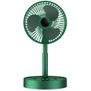 Foldaway Fan 3 Speeds, Standing Pedestal USB Fan, USB And Battery Operated Fan With 3-Speed Adjustable Settings, Compact And Lightweight For Bedroom, Office white