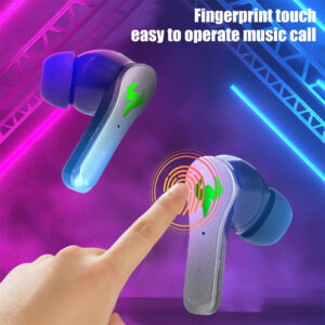 N35 Wireless Earbuds Noise Canceling Mic In Ear Gaming Headset With LED Power Display Charging Case For Phones Laptop yellow