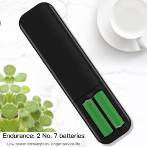 Wireless Air Remote 2.4G Smart TV Remote Control IR Learning Mouse Keyboard Compatible For Android PC Windows TV black