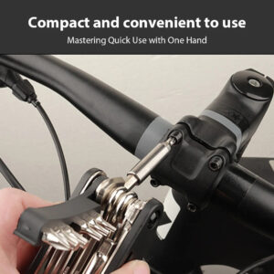 21-in-1 Bicycle Tool Kit, Socket Tool, Cross Screwdriver, Flat Screwdriver, And Multi-size Inner Hexagon Mountain Bike Repair Tool Kit Riding Travel Emergency Maintenance Tool orange