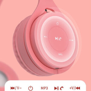 Y08 Wireless Headset Over-Ear Stereo Deep Bass Earphones Longer Playtime Headphones For Smart Phone Laptop Tablet yellow