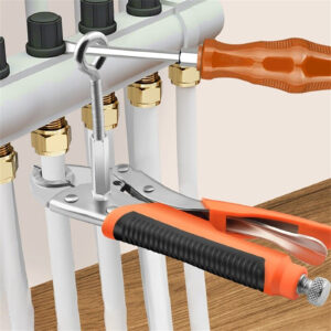 Power Pliers Pliers Wrench With High Elasticity Spring Double Sided Adjustable Large Opening Design Ergonomic Handle Non-slip Crimping Pliers For Home [4 points/6 points universal]
