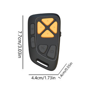 Remote Control Wireless Page Turner Video Scrolling Remote Camera Shutter Remote 10M Control Range For Cell Phone black