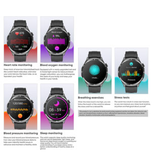 MT300 Smart Watches for Men Women Waterproof Smartwatch ECG Blood Glucose Monitoring