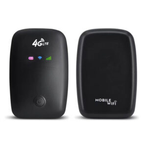 H808 4G Router Pocket 150Mbps WiFi Repeater Signal Amplifier Pocket Mobile Hotspot With SIM Card Slot Built-In Battery For Outdoor Travelers black