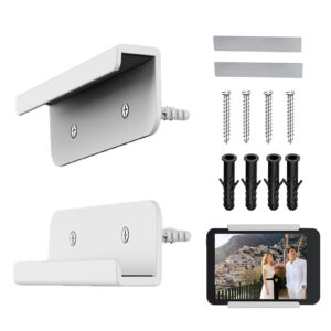 Universal Wall Mounted Tablet Stand Holder Wall Mount Bracket Stabilizer Kitchen Tablet Holder For All Tablet Phones black