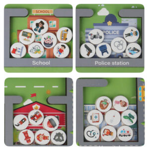 Magnetic Maze Wooden Color Pattern Recognize Sorting Activity Board Educational Toys For Boys Girls Birthday Gifts As shown