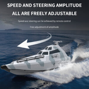 TY727 2.4GHz RC Turbojet Pump Boat High-Speed Remote Control Jet Boat With Low Battery Alarm Function For Kids Gifts black