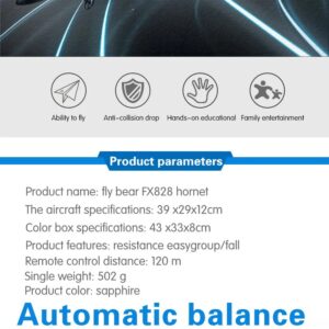 FX828 RC Plane F/A-18 Fighter Remote Control Airplane Rechargeable Foam RC Glider Model Toys Gifts For Children FX828