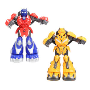 Battle Robot Remote Control Fight Robot With Battery Charging Cable Remote Control Lighting Remote Robot Gifts For Birthday blue