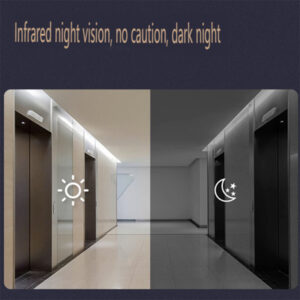 M10 Smart WiFi Doorbell Camera 2-Way Audio Video Door Bell With 4.3 Inch Screen 2.4G Wireless Doorbell HD Night Vision Camera black