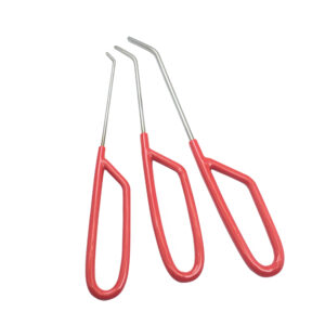 2pcs/3pcs/5/pcs Automotive Paintless Dent Repair Rods, Hail Damage Dent Remover Set, Stainless Steel Auto Dent Puller Repair Tools For Car Repairing 3 pieces