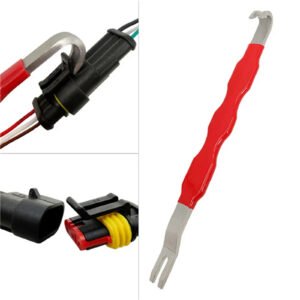 Wire Terminal Tool Terminal Removal Tool Dual End Design Automotive Electrical Terminal Connector Separator Removal Tool For Most Electrical Connectors red