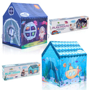 Kids Play Tent Cartoon Printing Indoor Outdoor Adventure Playhouse Birthday Christmas Gifts For Boys Girls D